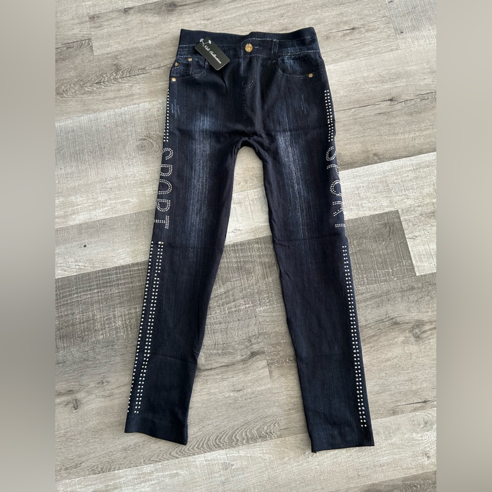 Black Studded Sport leggings